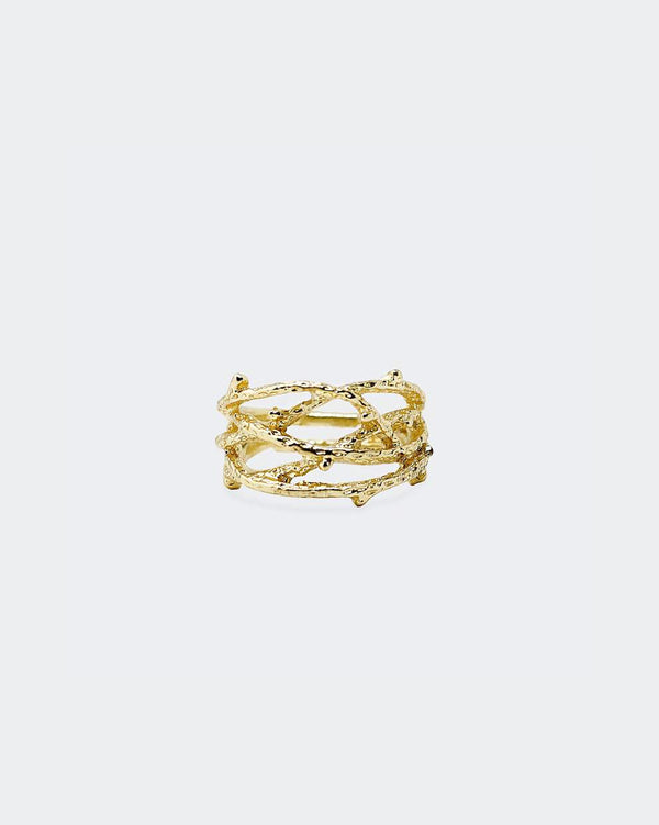 CHRIST CROWN RING GOLD